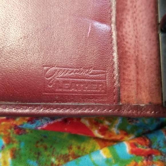 Vintage Leather Organizer - Picture 2 of 6